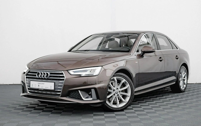 Audi A4 cena 114850 przebieg: 82336, rok produkcji 2019 z Wielichowo małe 742